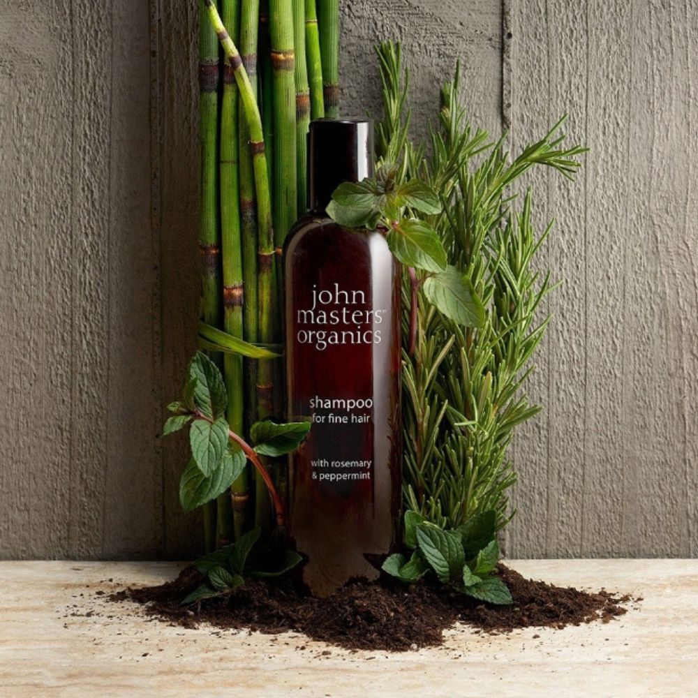 John Masters Organics Shampoo for fine Hair with rosemary & peppermint (236ml/473ml)
