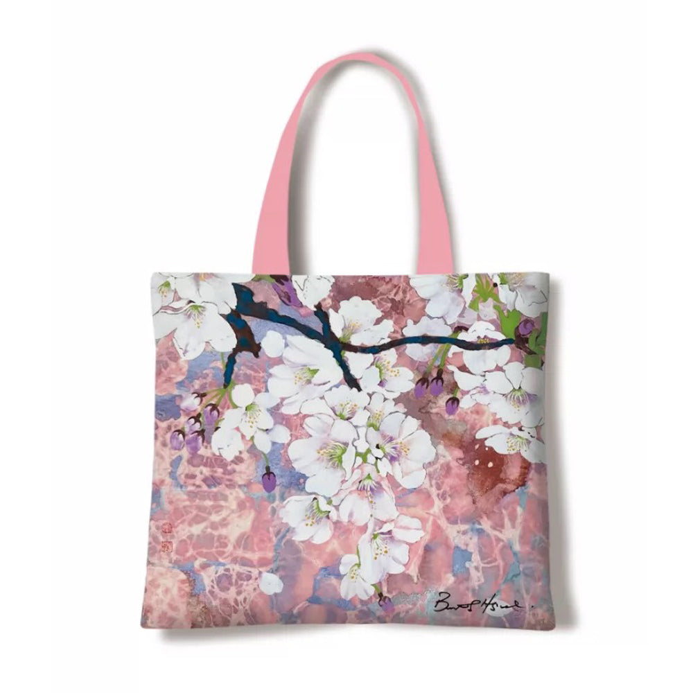 Beatrice Hsiao Early Sakura Series – Zippered Tote Bag
