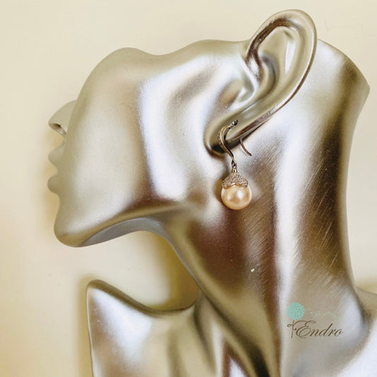 Endro ACC Dream Pearl Earrings-Pale Beige
