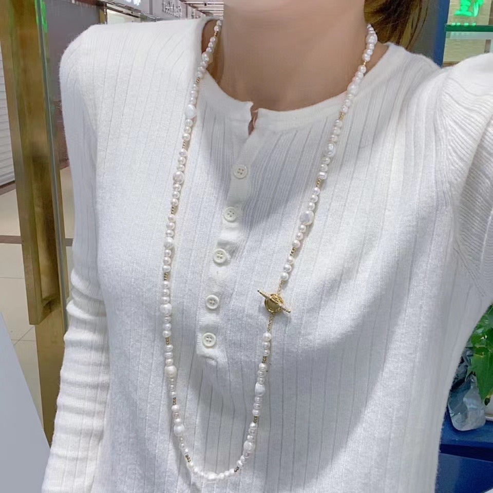 Endro ACC Eternity Long Pearl Necklace