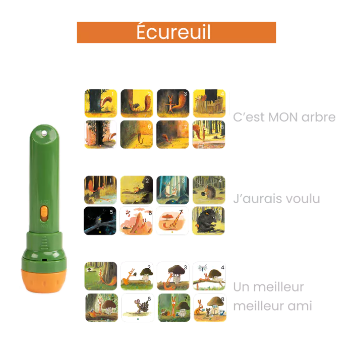 Moulin Roty Storybook Torch (Adventures of Squirrel)