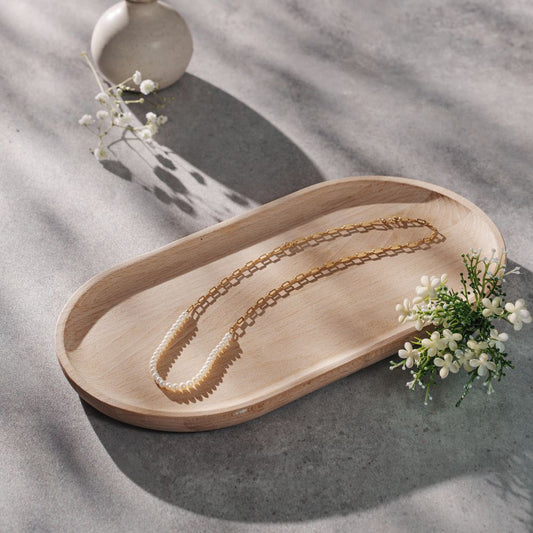 Endro ACC Demi-lune Pearl Necklace