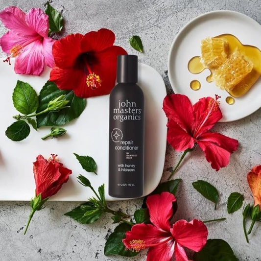 John Masters Naturals Conditioner With With honey & hibiscus (177ml/473ml)