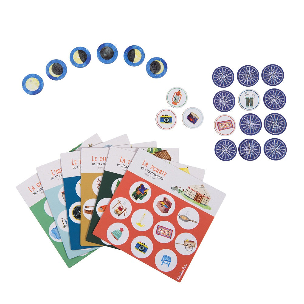 Moulin Roty The Garden Collection: A Nature & Camping Board Game