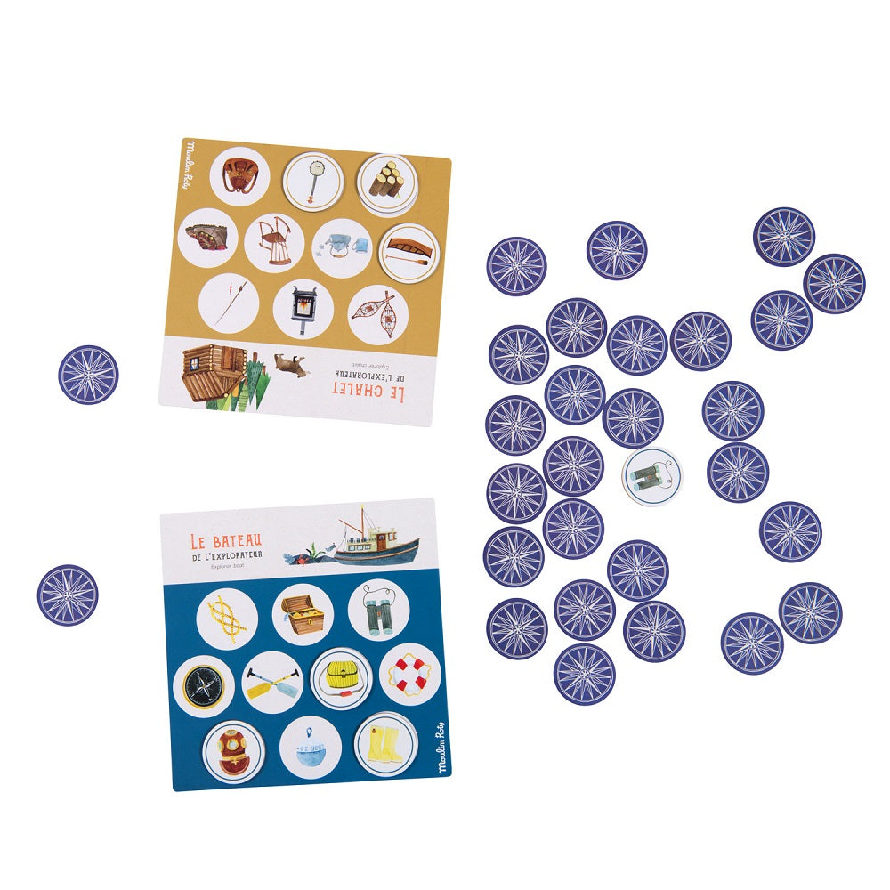 Moulin Roty The Garden Collection: A Nature & Camping Board Game