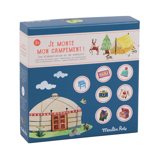 Moulin Roty The Garden Collection: A Nature & Camping Board Game