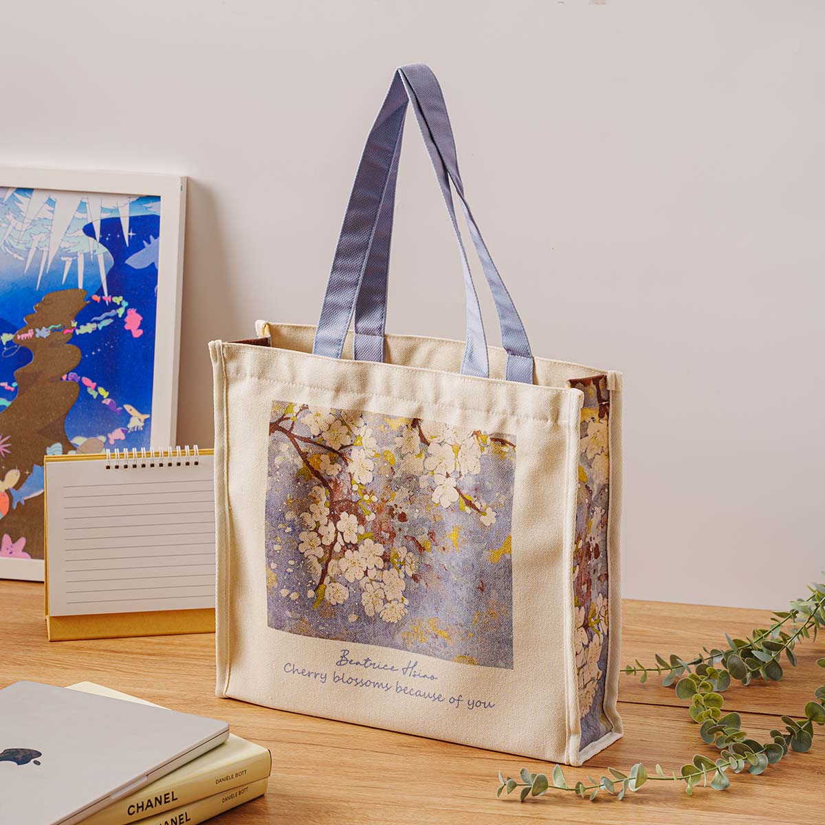 Beatrice Hsiao Flower Heart – Canvas Tote Bag