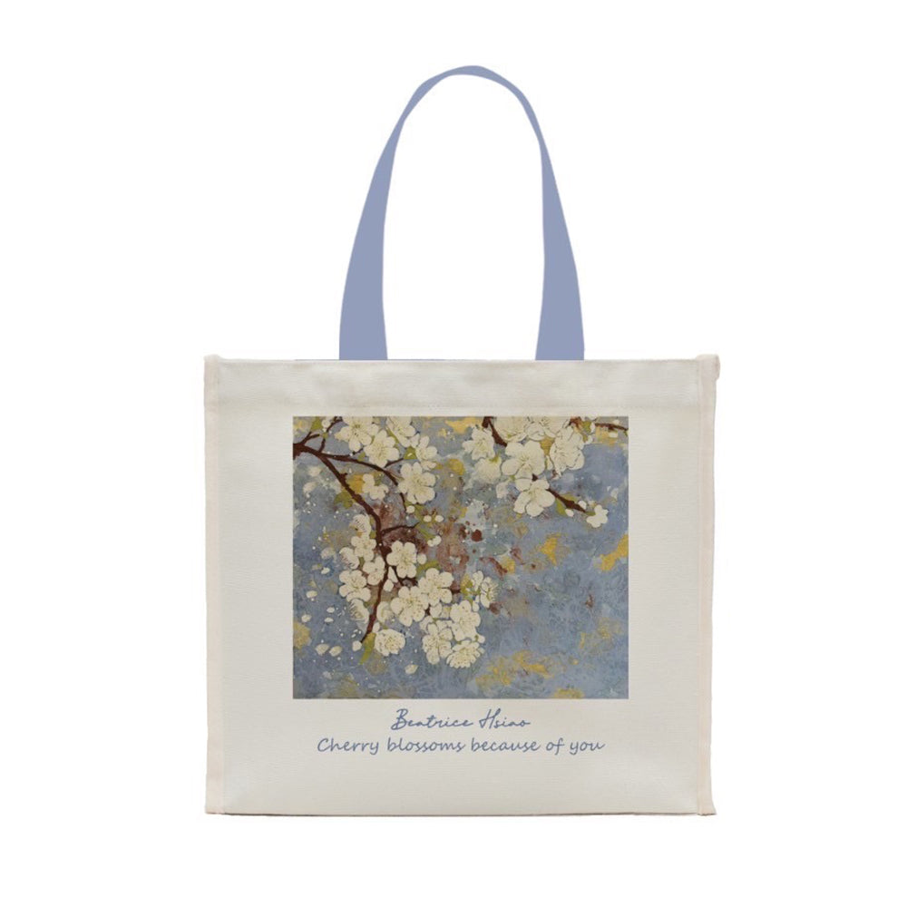 Beatrice Hsiao Flower Heart – Canvas Tote Bag
