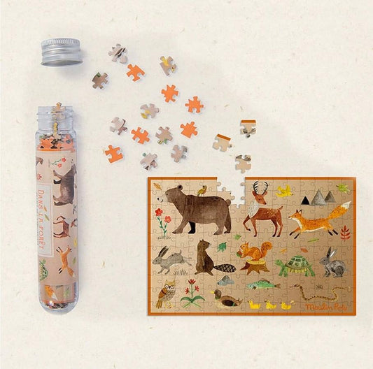 Moulin Roty Garden Party Capsule Puzzle - Little Animals in the Forest (150pcs)