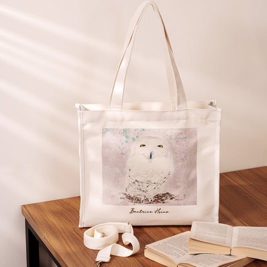 Beatrice Hsiao Snowy Owl – Canvas Tote Bag