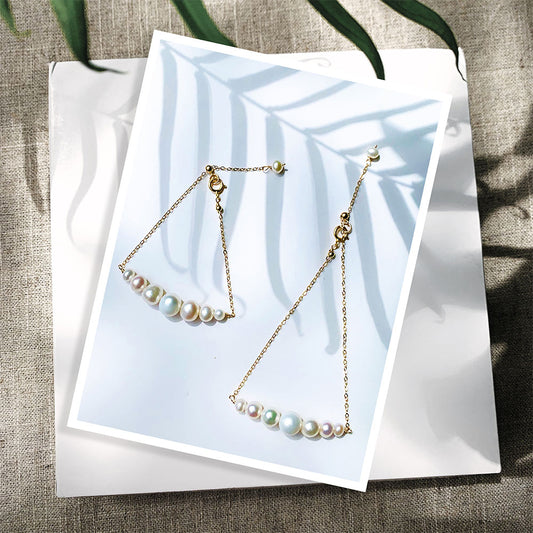 Endro ACC【Mommy & Girl】Smiley Pearl Bracelet