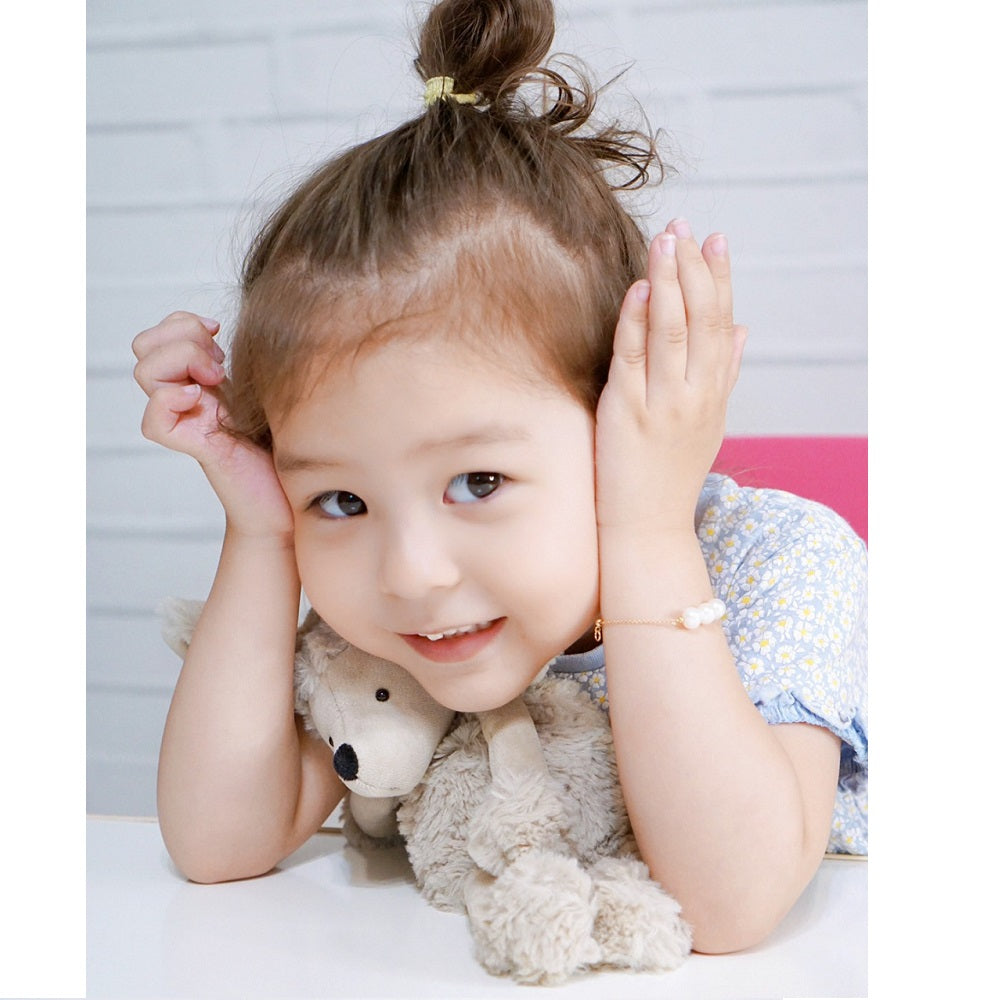 Endro ACC【Mum & Me】Heart-to-Heart Pearl Bracelet