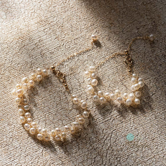 Endro ACC【Mommy & Girl】Figlia Pearl Bracelet