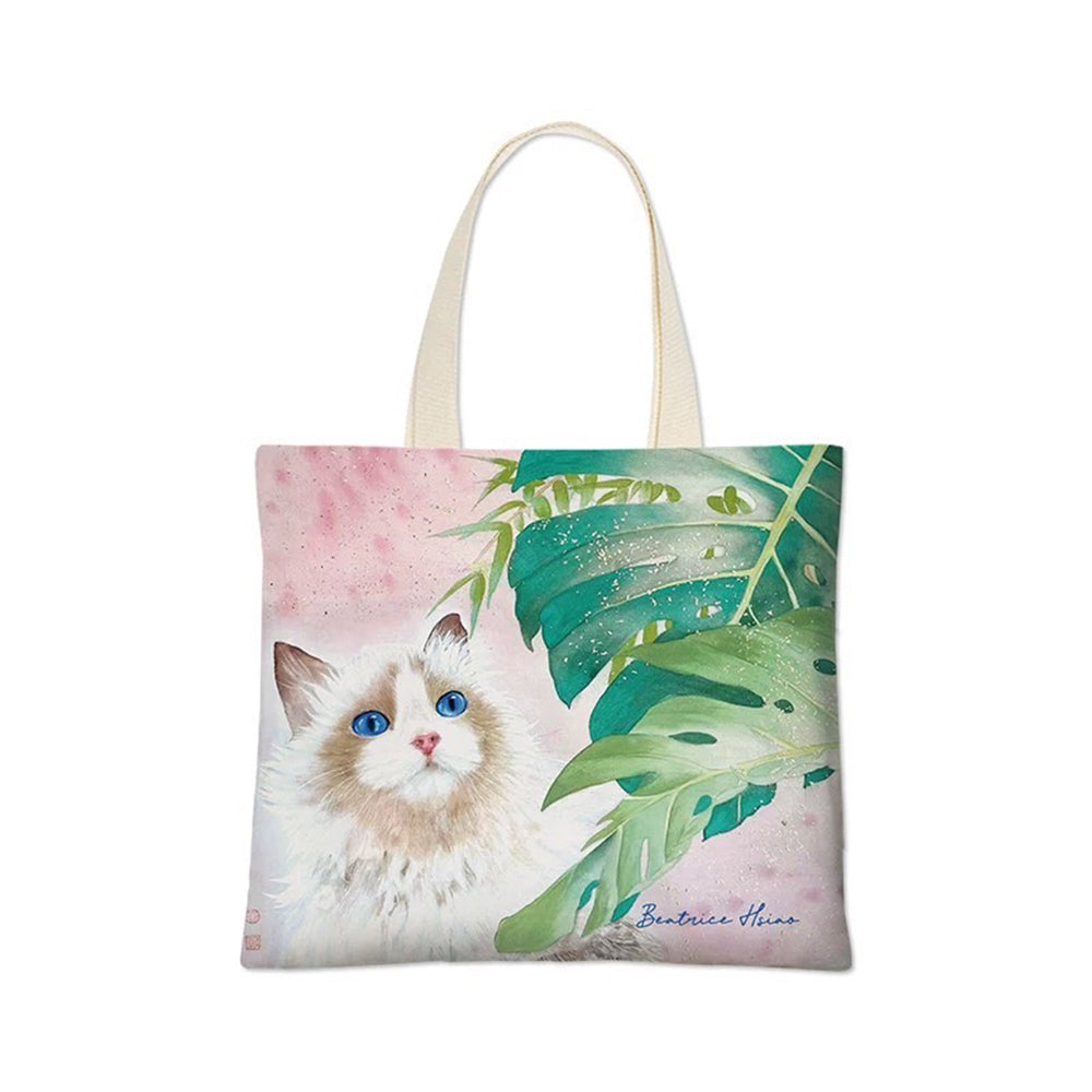 Beatrice Hsiao Cat Days – Zippered Tote Bag(M)
