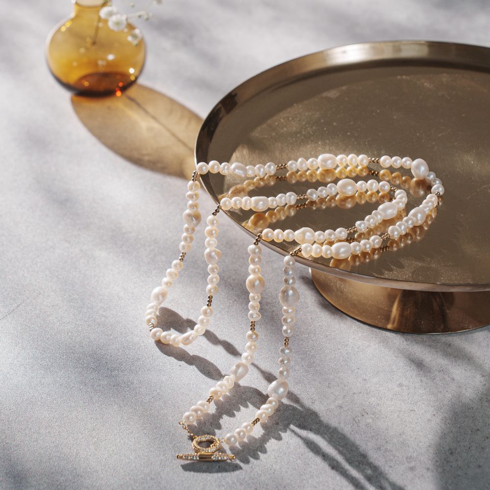 Endro ACC Eternity Long Pearl Necklace