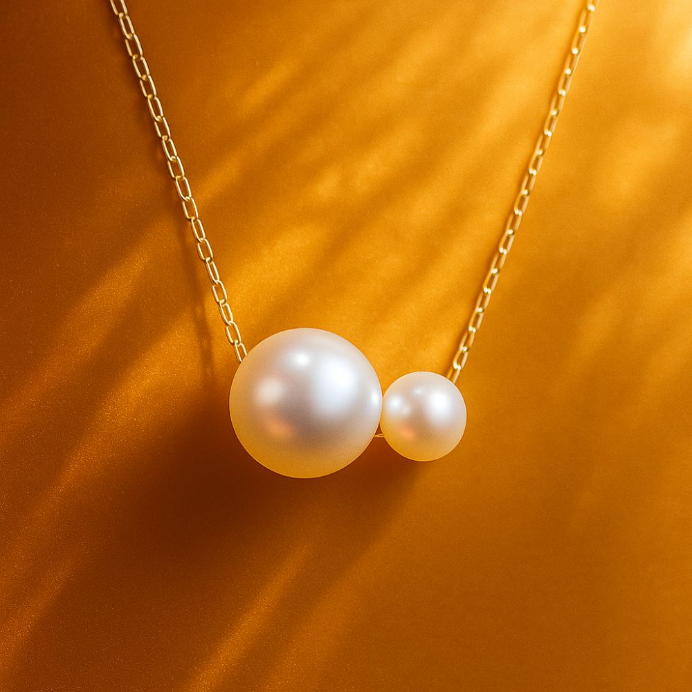 Endro ACC Étoiles Jumelles Pearl Necklace