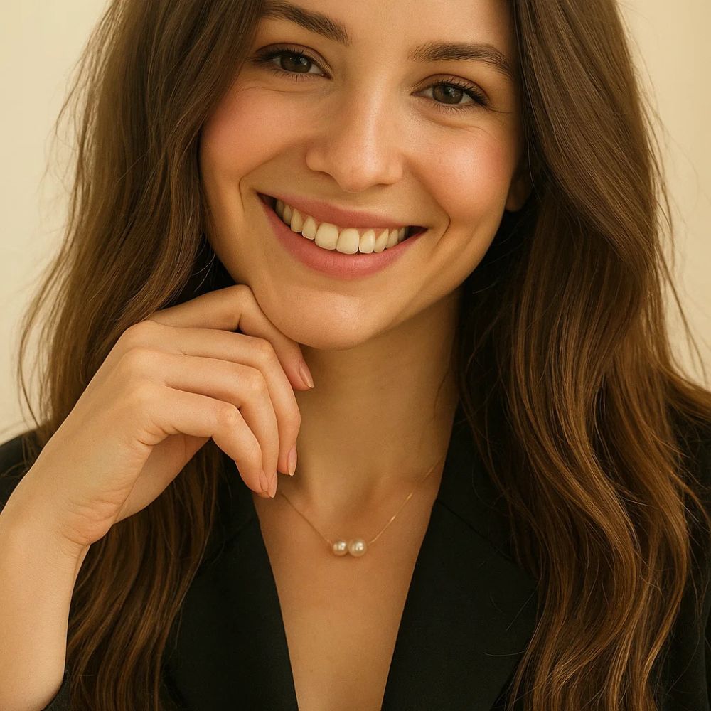 Endro ACC Étoiles Jumelles Pearl Necklace