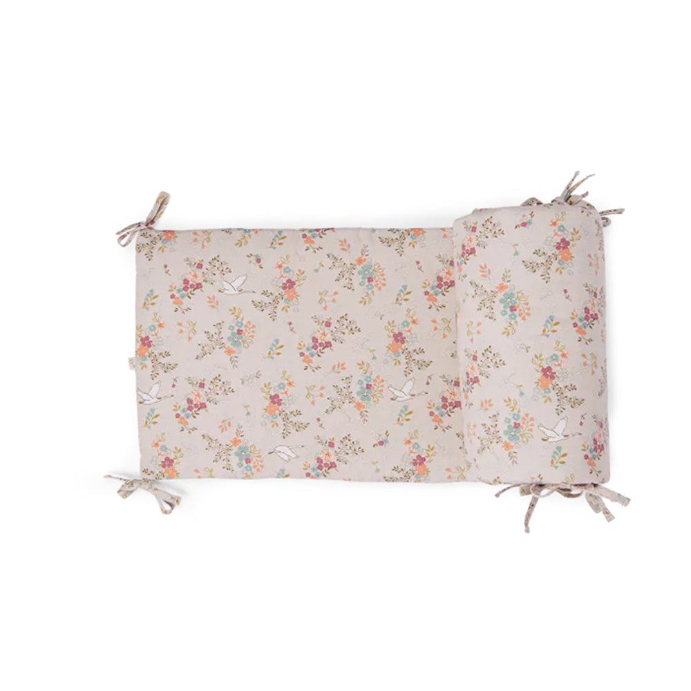 Moulin Roty ผ้ากันกระแทกขอบเตียงลายดอกไม้ (คอลเลกชัน La petite école de danse)